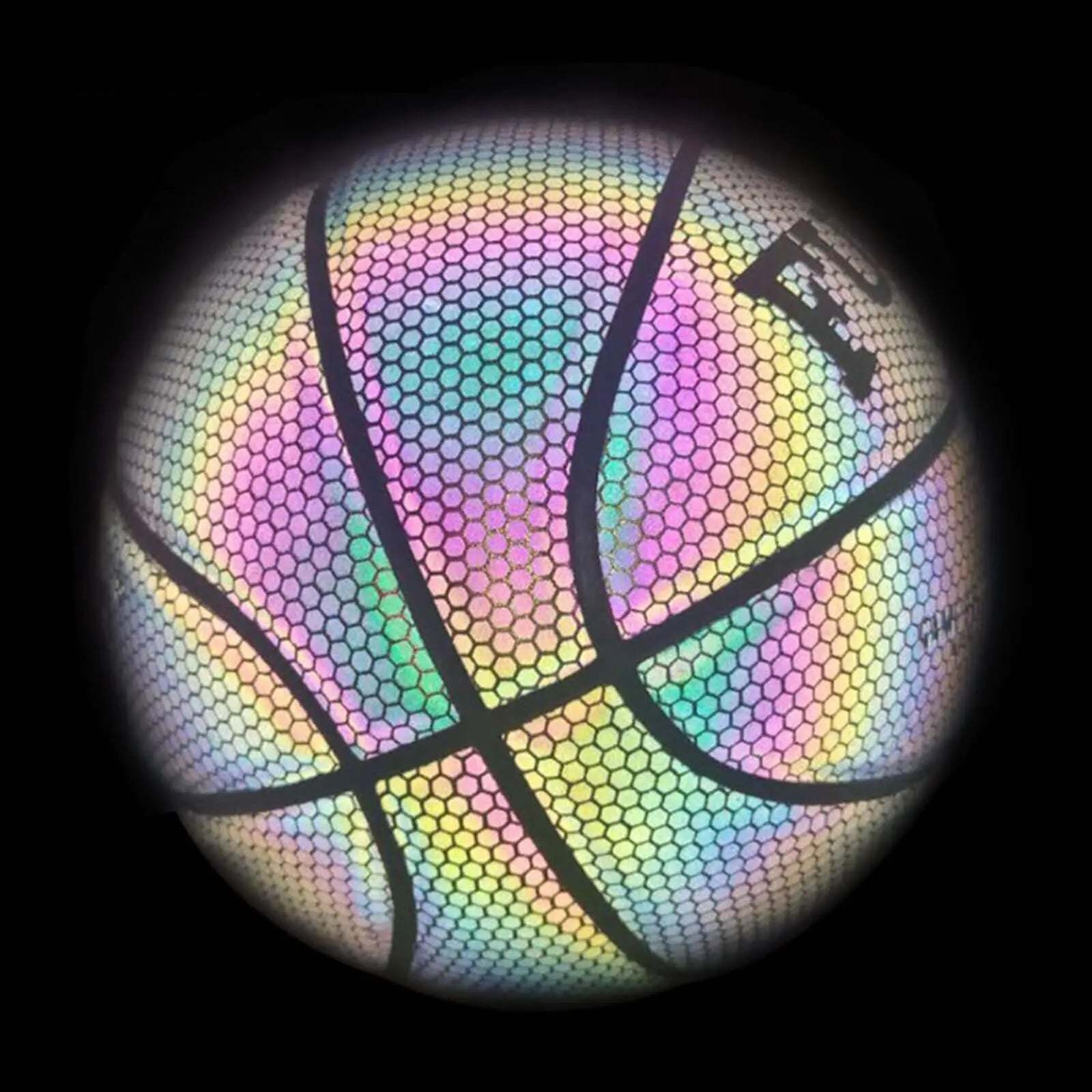 Leuchtender Basketball