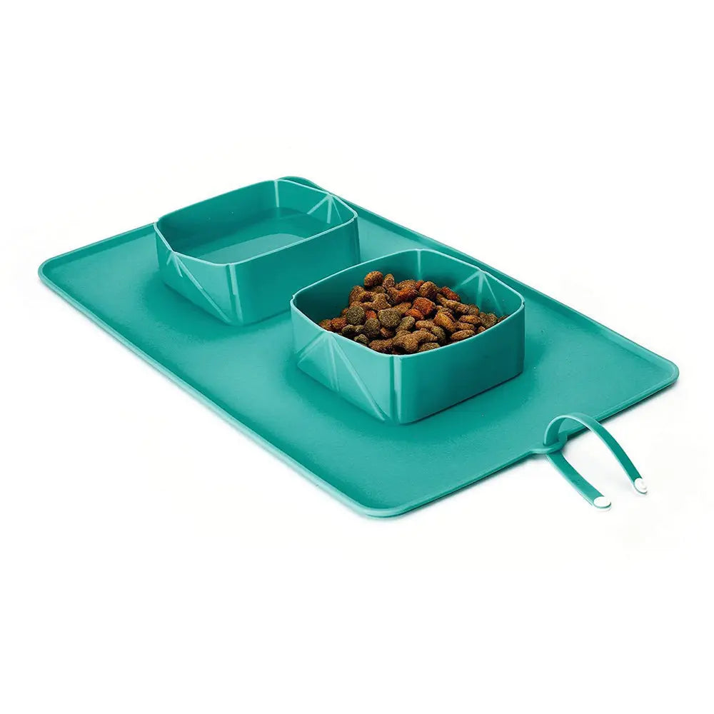 Outdoor-Futternapf aus Silikon
