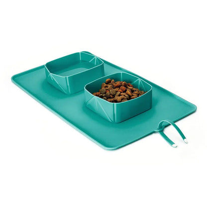 Outdoor-Futternapf aus Silikon