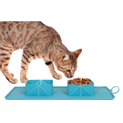 Outdoor-Futternapf aus Silikon