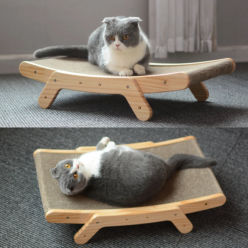 Holz-Kratzbrett für Katzen - Zero K-os