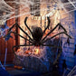 Schwarze Spinne Halloween-Dekoration