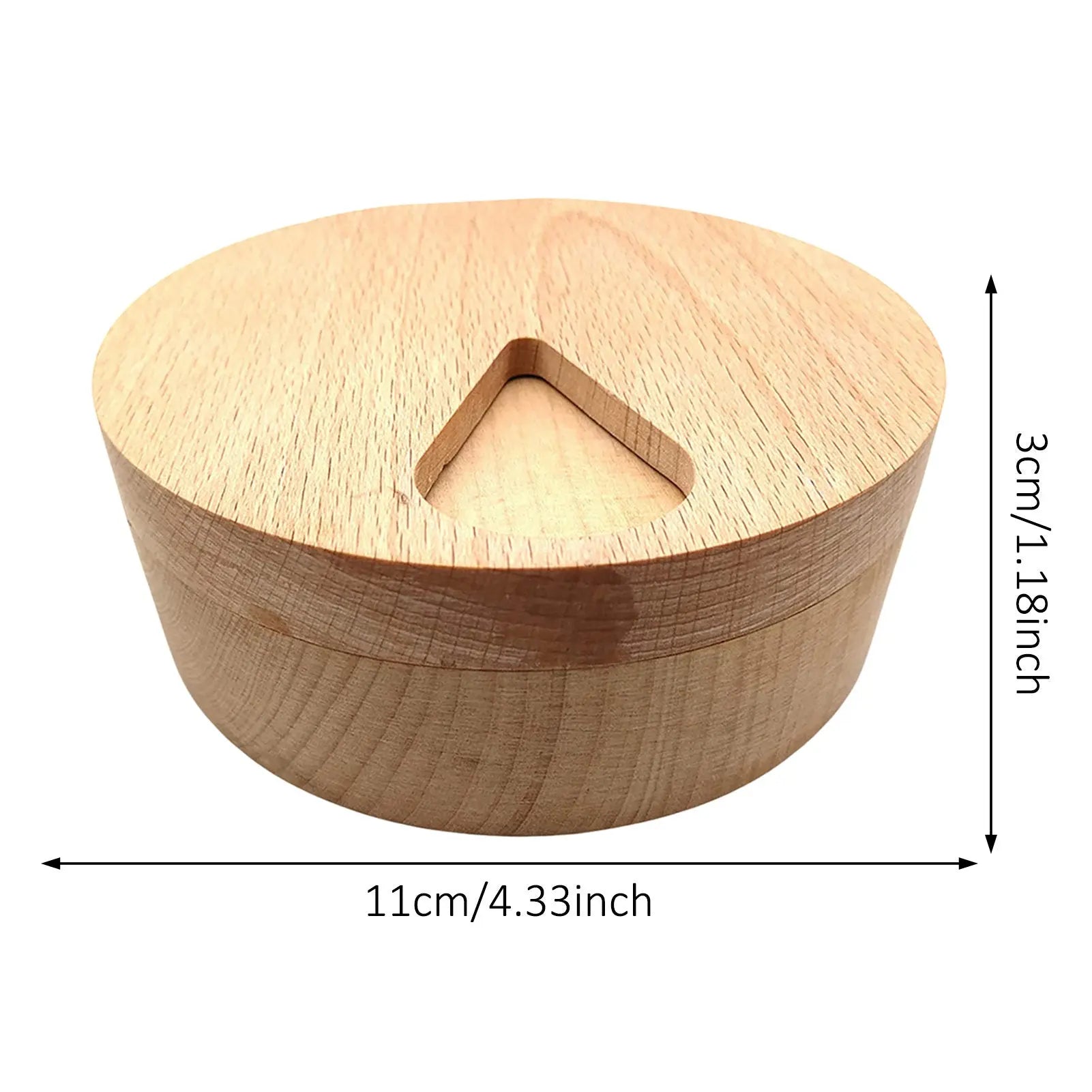 Tablettenbox für 7 Tage aus Massivholz