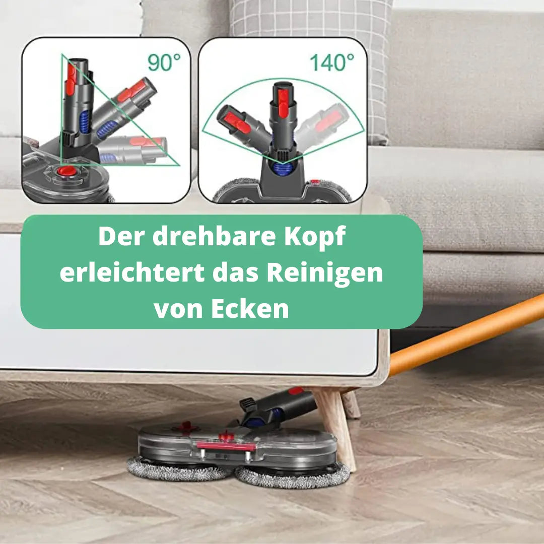 Wischaufsatz kompatibel mit Dyson Staubsaugern