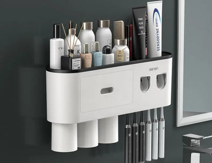 Zahnbürstenhalter zur Wandmontage ohne Bohren