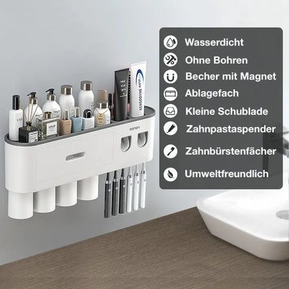 Zahnbürstenhalter zur Wandmontage ohne Bohren
