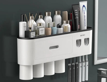 Zahnbürstenhalter zur Wandmontage ohne Bohren