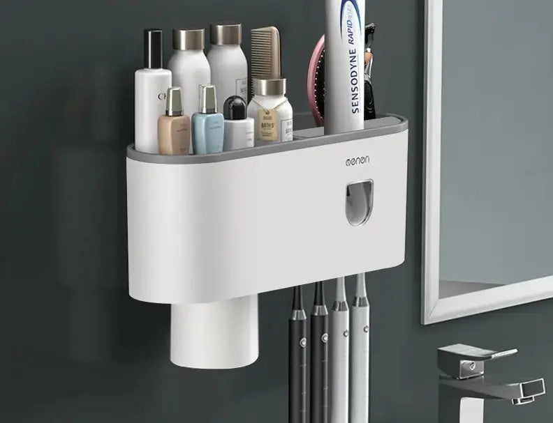 Zahnbürstenhalter zur Wandmontage ohne Bohren