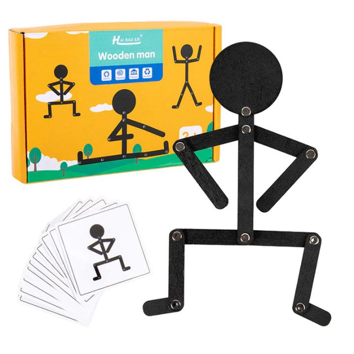 Montessori Holzfigur "Wooden Man" - Zero K-os