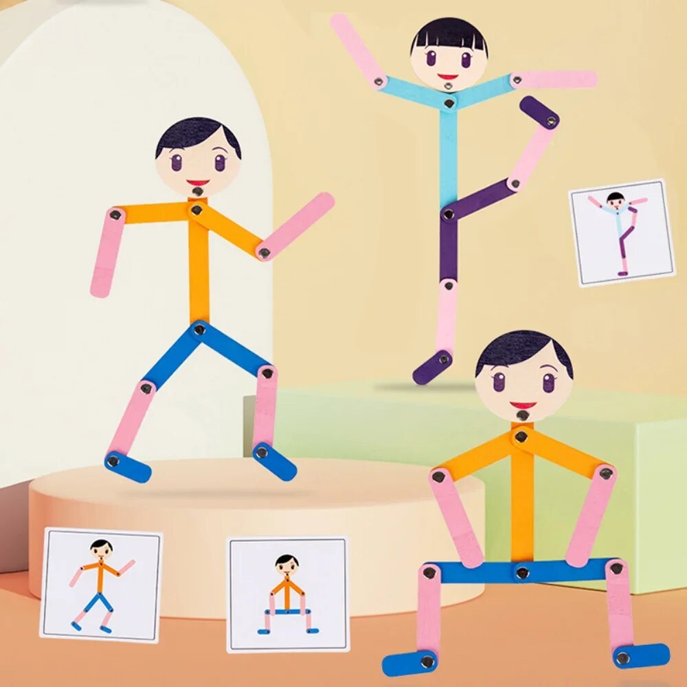 Montessori Holzfigur "Wooden Man" - Zero K-os
