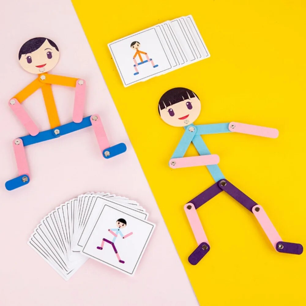 Montessori Holzfigur "Wooden Man" - Zero K-os