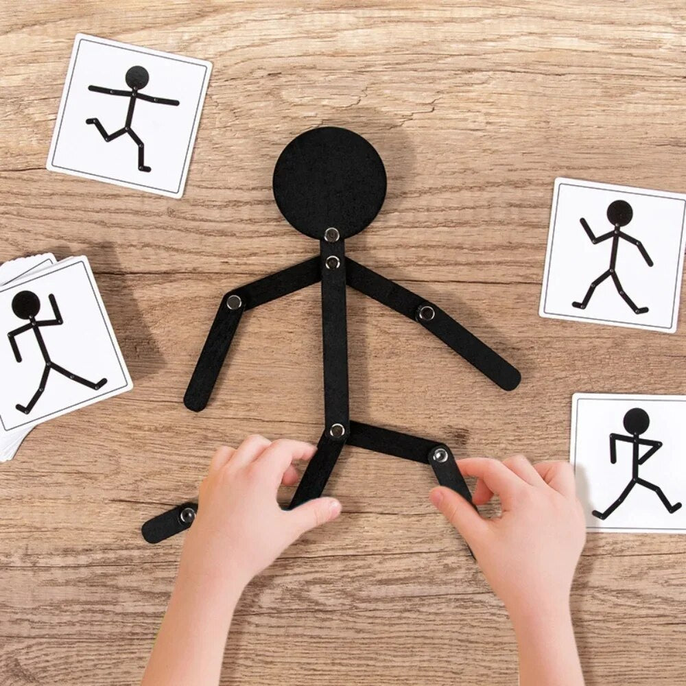 Montessori Holzfigur "Wooden Man" - Zero K-os